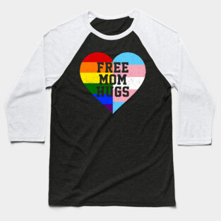 LGBT Ally shirt LGBTQ Pride Awareness Free Ally Hugs T-shirt Baseball T-Shirt
