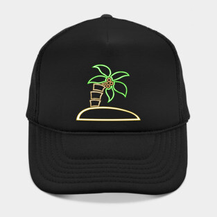Neon Palm Tree Hat