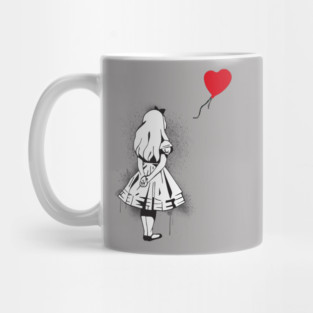 Banksy in Wonderland Mug