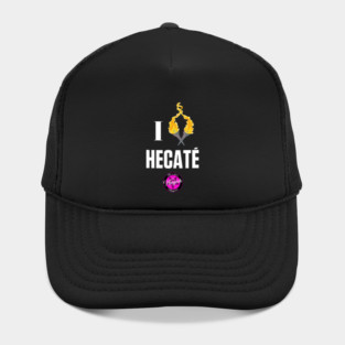 I (Burn For) Hecaté (white text) Hat