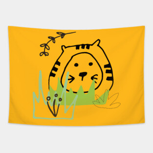 Tiger Tapestry