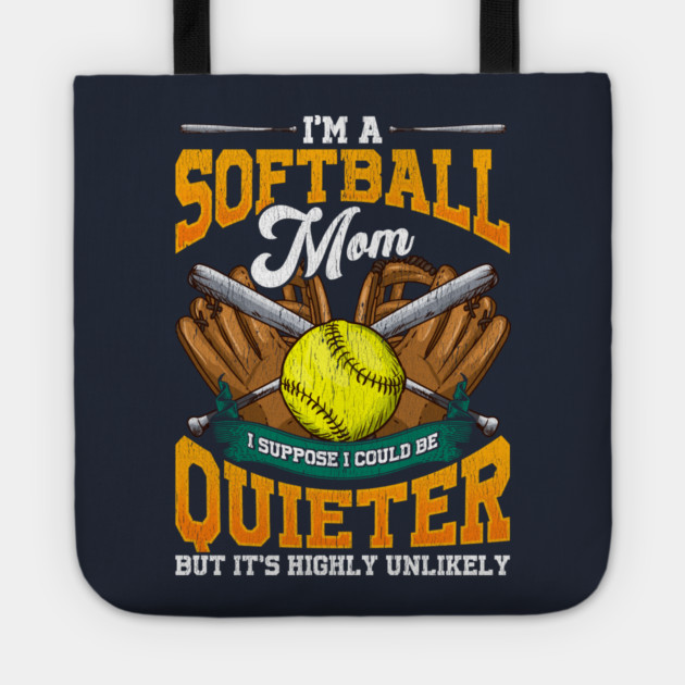 I am a Softball Mom Tote by creative