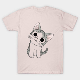 Funny cat anime T-Shirt
