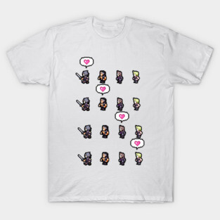 Pixel Final Fantasy XV LOVE T-Shirt