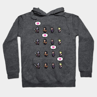 Pixel Final Fantasy XV LOVE Hoodie