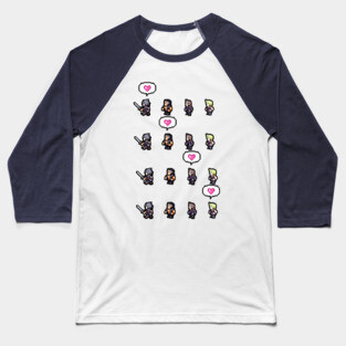 Pixel Final Fantasy XV LOVE Baseball T-Shirt