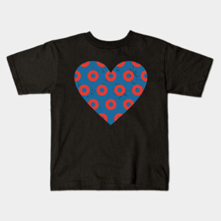 Phish Fishman Donut Heart Kids T-Shirt