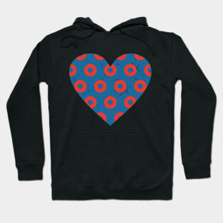 Phish Fishman Donut Heart Hoodie