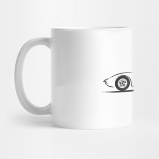 Lamborghini Miura P400 Black Mug