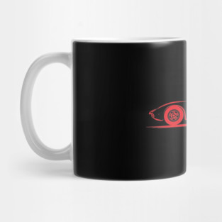 Lamborghini Miura P400 Red Mug