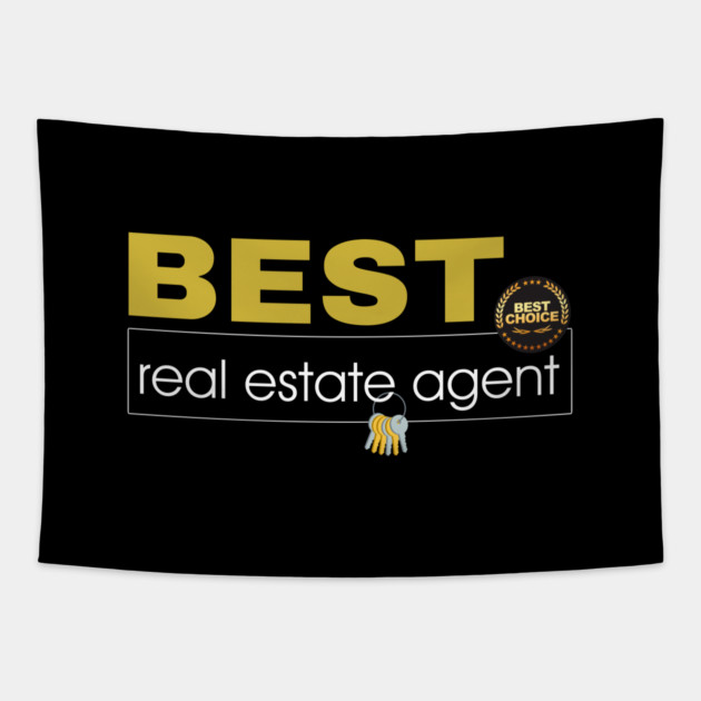 Best Real Estate Agent Tapestry by REG