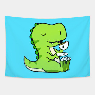 Tea Rex Tapestry