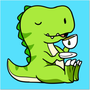 Tea Rex Posters and Art