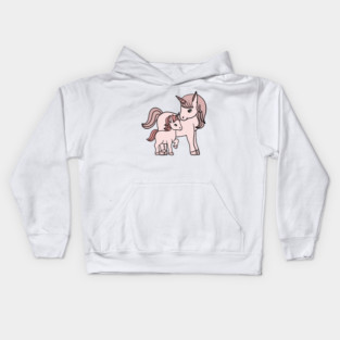 Unicorn, Mother and Child, Unicorns Mothers Day Gift Kids Hoodie