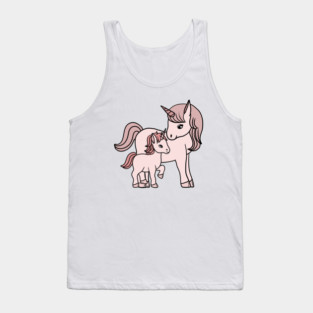 Unicorn, Mother and Child, Unicorns Mothers Day Gift Tank Top