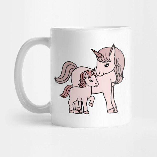 Unicorn, Mother and Child, Unicorns Mothers Day Gift by logiamerch