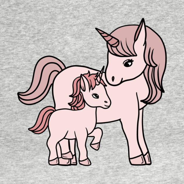 Unicorn, Mother and Child, Unicorns Mothers Day Gift by logiamerch