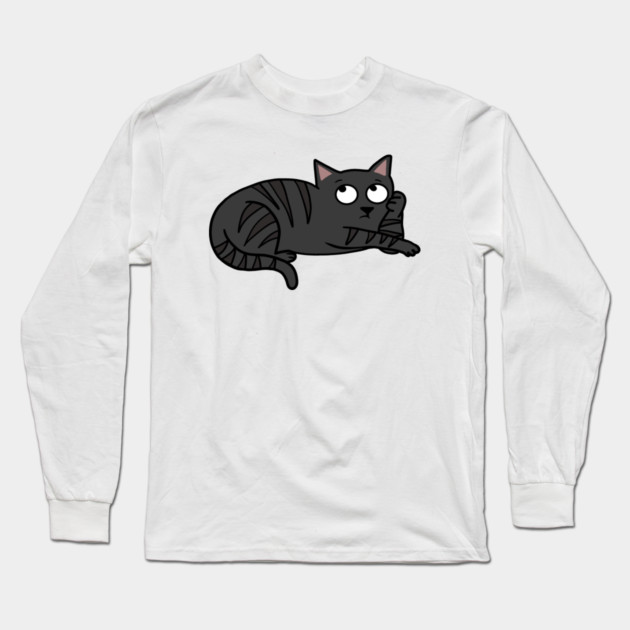 Bored Cat Long Sleeve T-Shirt by logiamerch