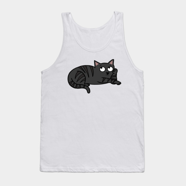 Bored Cat Tank Top by logiamerch