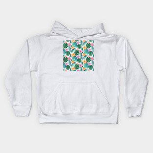 Tropical plants Kids Hoodie