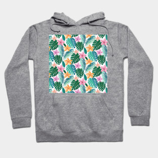 Tropical plants Hoodie