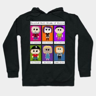 Haunted Hell House Characters Hoodie