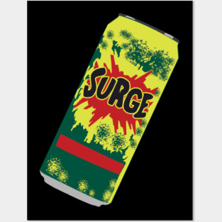 Surge 90s Drink Nostalgia Posters and Art