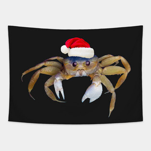 Crabby Christmas Tapestry