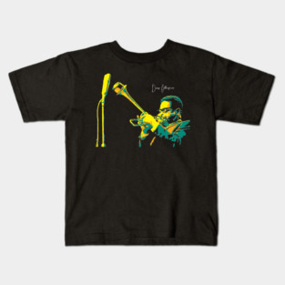 Dizzy Gillespie Pop Art. John Birks "Dizzy" Gillespie. an American jazz trumpeter, bandleader, composer, and singer. John Birks Gillespie v3. jazz musician v4 Kids T-Shirt