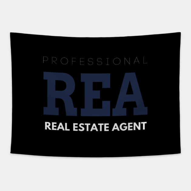 DEA style Real Estate Agent Tapestry by REG