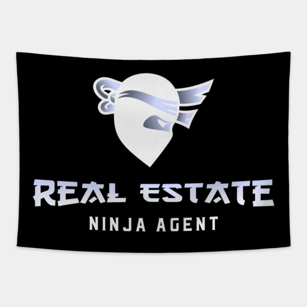 Ninja Real Estate Agent Tapestry by REG