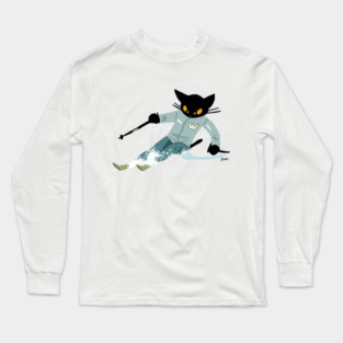Skiing Long Sleeve T-Shirt