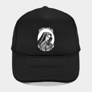 Vintage Virgin Mary Maria Portrait Hat