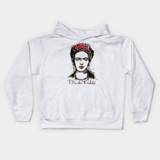 Vintage Frida tshirt Love Painting Supplies Mexican Gifts Kids Hoodie