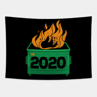 2020 Dumpster Fire Tapestry