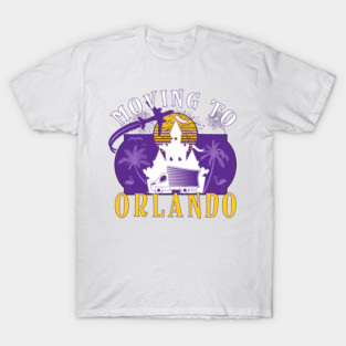 Vintage Worn Moving to Orlando Florida to the Magic Tee T-Shirt