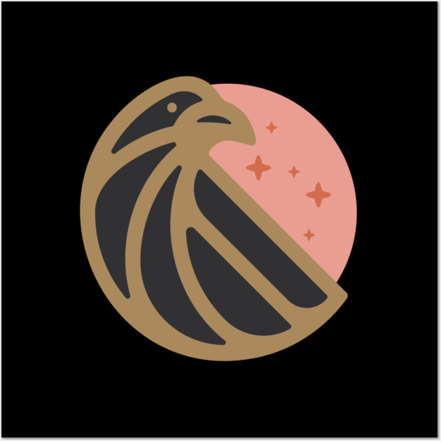 Crow Wall Art by JSNDMPSY