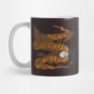 ride to live usa as worn by kurt cobain Mug