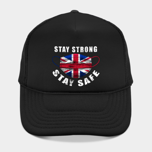 Stay Strong Stay Safe UK Flag Mask Solidarity Awareness by creative