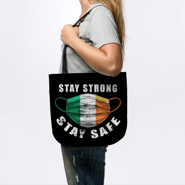 Stay Strong Stay Safe Ireland Flag Mask Solidarity Awareness by creative