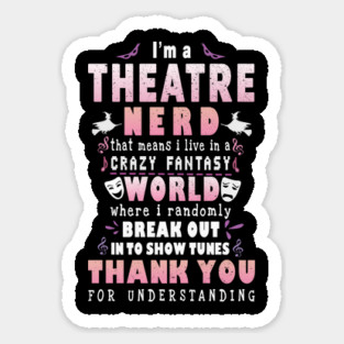 Theater Nerd Magnet