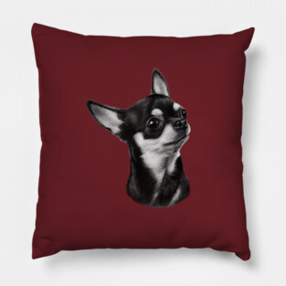 Chihuahua painting Pillow