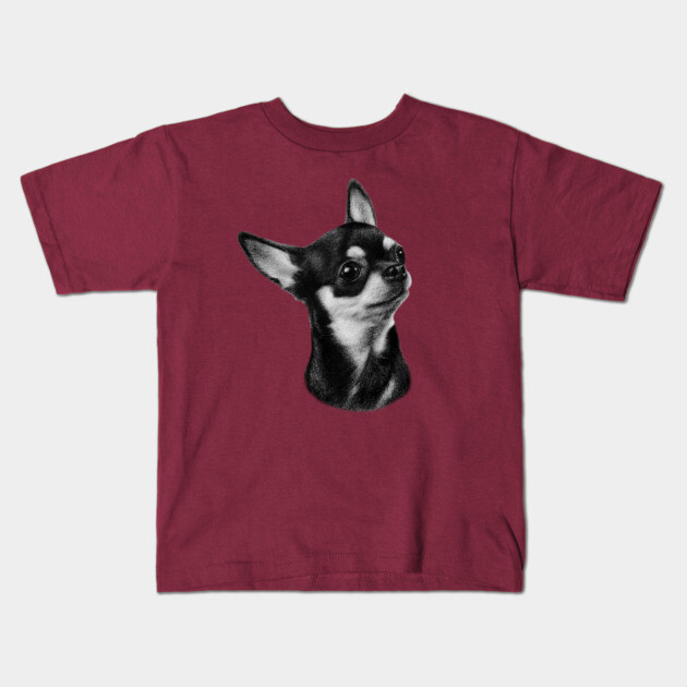 Chihuahua painting Kids T-Shirt by animalpaintings