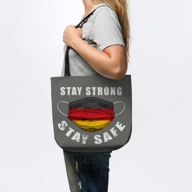 Stay Strong Stay Safe Germany Flag Mask Solidarity Awareness by creative