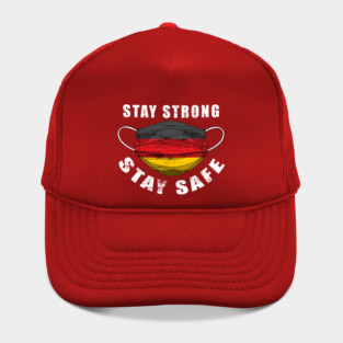 Stay Strong Stay Safe Germany Flag Mask Solidarity Awareness Hat