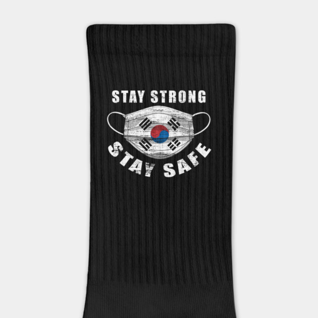 Stay Strong Stay Safe Korean Flag Mask Solidarity Awareness by creative