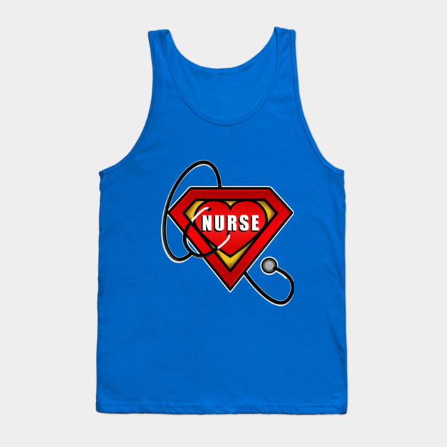Superhero Nurse Coronavirus Hero Tank Top by creative