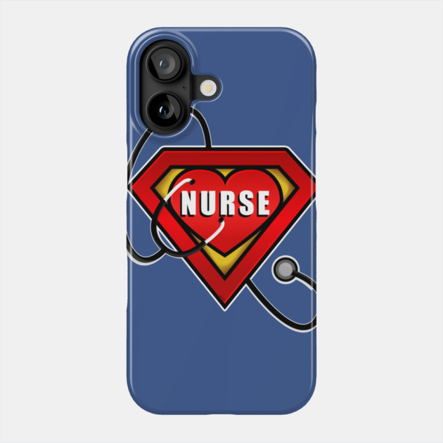 Superhero Nurse Coronavirus Hero Phone Case by creative