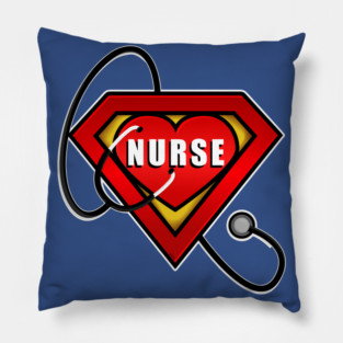 Superhero Nurse Coronavirus Hero Pillow