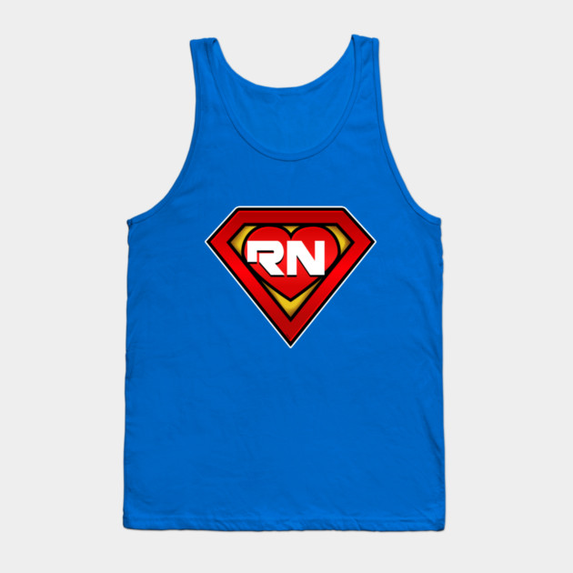 Superhero RN Nurse Coronavirus Hero Tank Top by creative